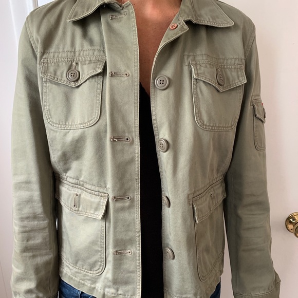 J. Crew Jackets & Blazers - J crew military green light jacket